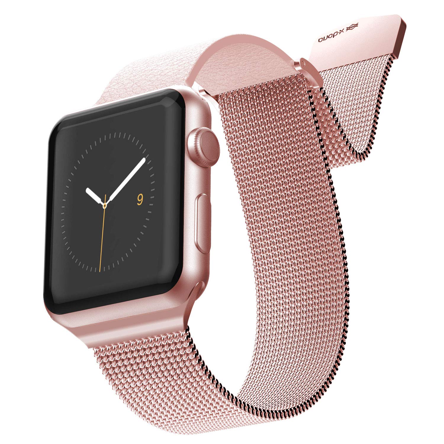 Green Lion Hybrid Mesh Band Leather & Stainless Steel