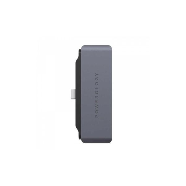 Powerology 4 in 1 USB-C Hub with HDMI, USB, and AUX Port