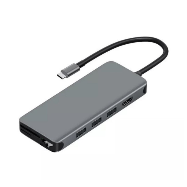 Green Lion 12 in 1 Multi Function USB-C Hub | Designed for Laptops & Tablets