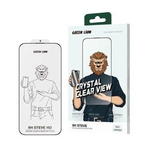 Green Lion HD Tempered Glass For iPhone 16 Series
