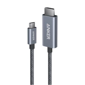 Anker HDMI Cable 4K@60Hz Ultra Fast Nylon Braided USB C to HDMI